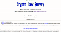 Desktop Screenshot of cryptolaw.org